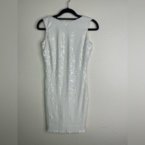 Dress the population white sequin bodycon dress - Picture 1 of 8